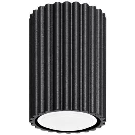 Wyprzedaż Plafondlamp Karbon zwart 10cm