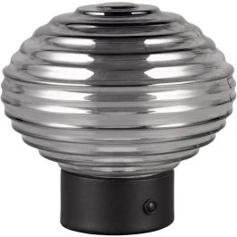 Batterijlamp Earl zwart 15cm Popularny