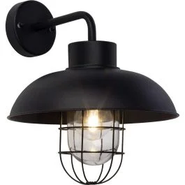 Bestseller Wandlamp Portland zwart 29cm