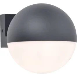 Wandlamp Looma antraciet 15cm Łatwy zwrot