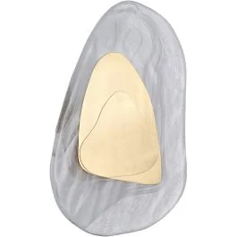 Wandlamp Destiny messing 32cm Łatwy zwrot