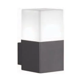 Okazja Wandlamp Hudson antraciet 17cm