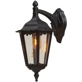 Wandlamp Firenze zwart 39cm Okazja