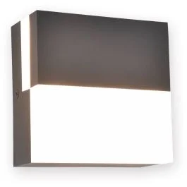 Wandlamp Domino antraciet 14cm Kup online