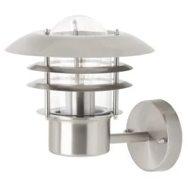 Wandlamp Terrence staal 25cm Szybka wysyłka