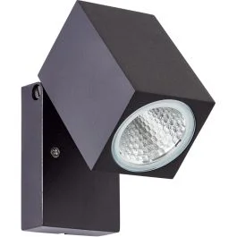 Najlepsza cena Wandlamp Burk zwart 10cm