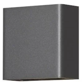 Zniżka Wandlamp Chieri antraciet 11cm