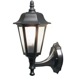 Tylko dziś Wandlamp Hexagon zwart 31cm