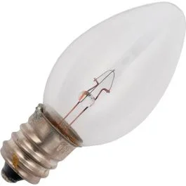 Szybka wysyłka Schiefer E12 Kaars Gloeilamp | 3W 2700K 13lm 12V | Dimbaar