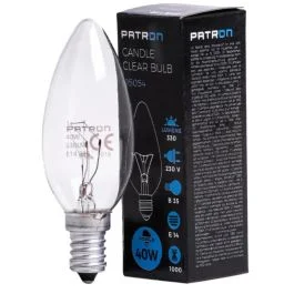 Patron E14 Kaars Gloeilamp | 40W 2700K 330Lm | Dimbaar Zamów dziś