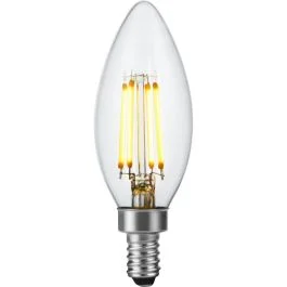 SPL E12 LED Kaarslamp | 4.4W 2700K 220V/240V 927 | 360° Dimbaar Premium