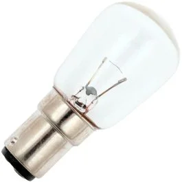 Zniżka Schiefer BA15d Buis Gloeilamp | 5W 2700K 50lm 24V/28V | Dimbaar