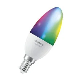 Zniżka 10x Ledvance Smart E14 LED Kaarslamp | 4.9W 2700K/6500K 220V/240V 470Lm | 200° Ø39mm Dimbaar