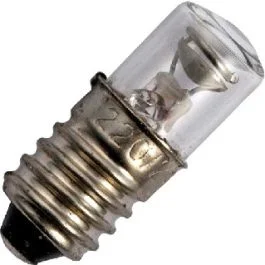 Dodaj do koszyka Schiefer E10 Neonlamp | 65V/95V 10x28mm