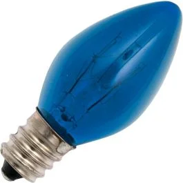 Nowość Schiefer E12 Kaars Gloeilamp | 10W Blauw 220V/240V | Dimbaar