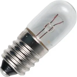 Schiefer E10 Gloeilamp | 0.45W 6V 75mA 2500K | 10x28mm | 10 stuks Najlepsza cena
