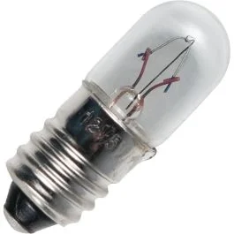 Schiefer E10 Gloeilamp | 1.2W 8V 150mA 2500K | 10x28mm | 10 stuks Kup teraz