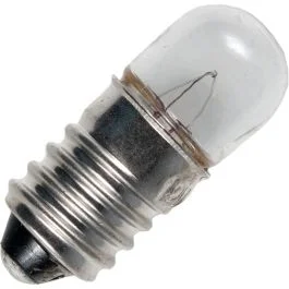 Schiefer E10 Gloeilamp | 0.75W 2.5V 300mA 2500K | 9x23mm | 10 stuks Szybka dostawa