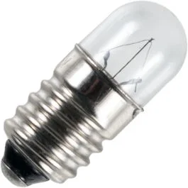 Popularny Schiefer E10 Gloeilamp | 2.4W 12V 200mA 2500K | 9x23mm | 10 stuks