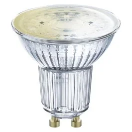 Zniżka 10x Ledvance Smart GU10 PAR16 LED Spot | 4.7W 2700K 220V/240V 827 350Lm | 45° Ø50mm Dimbaar