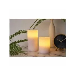2 x LED Waxinelichthouders Cosy Lilac Flieder warmwit voor 3 x AAA batterij met schakelaar Oferta czasowa