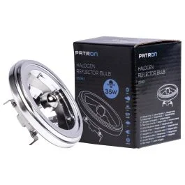 Ograniczona ilość Patron G53 AR111 Halogeenspot | 35W 12V 2800K 24° | Ø111mm Dimbaar