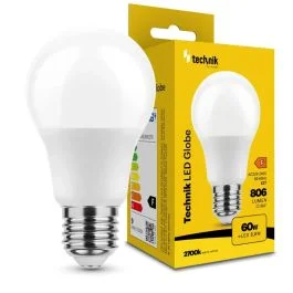 100x Technik LED Lamp E27 | 8.8W 2700K 827 806Lm | 360° Wyjątkowa oferta