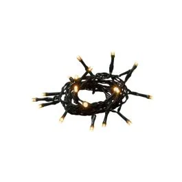 Konstsmide LED Lichtketting | 10 Lichtpunten Extra Warmwit | 1,35m | 15cm spacing | Timer, Groen Snoer, Op Batterij | Binnengebruik Dodaj do koszyka