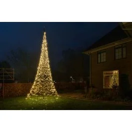 Fairybell Buitenkerstboom | 600cm 2000 LEDs | Warm Wit | Exclusief Mast Popularny