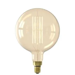 Nowy Calex E27 LED Globelamp Megaglobe High Lumen Goud | 10.5W 1100Lm 2100K | 220-240V 821 G200 | Dimbaar