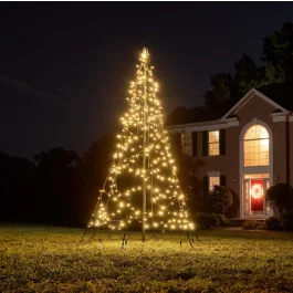 Bezpieczne zakupy Fairybell Buitenkerstboom | 300cm 360 LEDs | Warm Wit | Inclusief Mast
