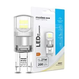 100x Modee LED Steeklamp G9 | 1.9W 4000K 840 200Lm | 300° Najlepsza cena