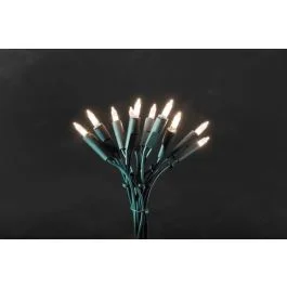 Konstsmide LED Lichtsnoer | 35 Lichtpunten Warmwit 230V | 2.1W 5.1m | Spacing 15cm | Binnen | Groene kabel | Uitwisselbaar Najlepsza cena