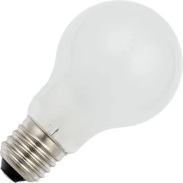Zamów teraz Schiefer E27 Gloeilamp | 60W 2700K 600lm 260V Mat | Dimbaar