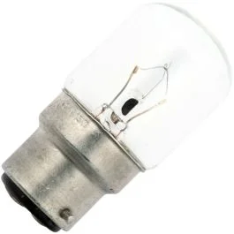 Taniej Schiefer Ba22d Buis Gloeilamp | 15W 2700K 110lm 12V | Dimbaar