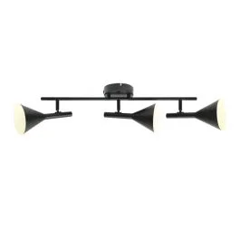 Nordlux Kelvis LED Plafondlamp | 3x GU10 Max 12W | Dimbaar | Zwart Ekspresowa dostawa