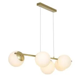 Kup online Nordlux Lilly LED Hanglamp | 5x E14 Max 10W | Dimbaar | Messing