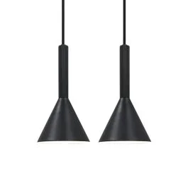 Nordlux Kelvis LED Hanglamp | 2x GU10 Max 12W | Dimbaar | Zwart Oferta czasowa