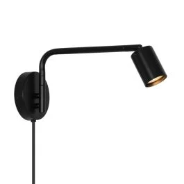 Wysoka jakość Nordlux Explore LED Wandlamp | 1x GU10 Max 5W | Dimbaar | Zwart