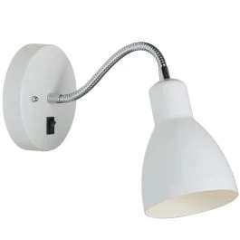 Taniej Nordlux Cyclone LED Wandlamp | 1x E14 Max 15W | Dimbaar | Wit