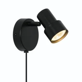 Nordlux Boston LED Wandlamp | 1x GU10 Max 5W | Dimbaar | Zwart Bestseller