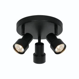 Nordlux Boston LED Plafondlamp | 3x GU10 Max 5W | Dimbaar | Zwart Tylko do końca tygodnia