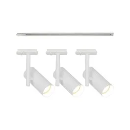 Oferta limitowana Nordlux Jerome LED Railspot | 3x GU10 Max 8W | Dimbaar | Wit