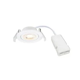 Nordlux Monolo LED Inbouwspot | 4.8W 3000K 450lm 830 | Dimbaar | Wit Łatwy zwrot