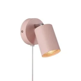 Nordlux Explore LED Wandlamp | 1x GU10 Max 7W | Dimbaar | Roze Dostępne od ręki