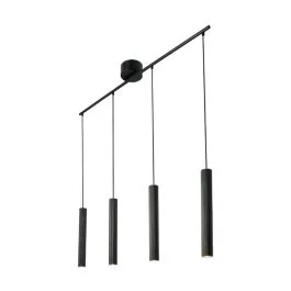 Promocja Nordlux Vico LED Hanglamp | 4x GU10 Max 5W | Dimbaar | Zwart