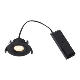 Nordlux Aliki Ø96mm LED Inbouwspot | 8W 2700K 580lm 927 | ip44 | Dimbaar | Zwart Hit sprzedaży