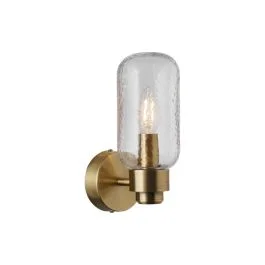 Ograniczona ilość Nordlux Tutan LED Wandlamp | 1x E14 Max 25W | ip44 | Dimbaar | Goud