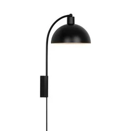 Szybka wysyłka Nordlux Ellen LED Wandlamp | 1x E14 Max 40W | Dimbaar | Zwart