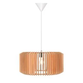 Nordlux Asti LED Hanglamp | 1x E27 Max 40W | Dimbaar | Bruin Cena promocyjna
